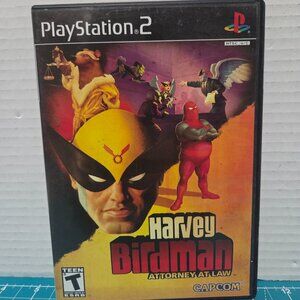 Harvey Birdman Attorney at Law Sony Playstation PS2 CIB Complete Video Game